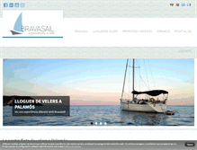Tablet Screenshot of bravasail.com